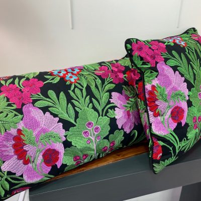 Coussin à fleurs tapissier-home-design-artisanat-artisan-fauteuil-abajouriste-ile-de-france-noiseau 2